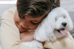 Therapie mit Therapiebegleithund